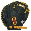 BSN MAC Prep Series Catchers Mitt Black -Ball Sports Equipment base 2167 X