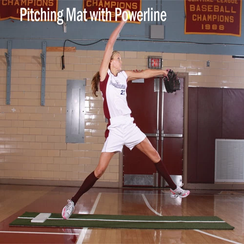 BSN ProMounds Jennie Finch Pitching Mat With Powerline 3 BSN ProMounds Jennie Finch Pitching Mat With Powerline