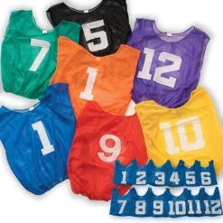 BSN Lightweight Numbered Scrimmage Vest-Adult