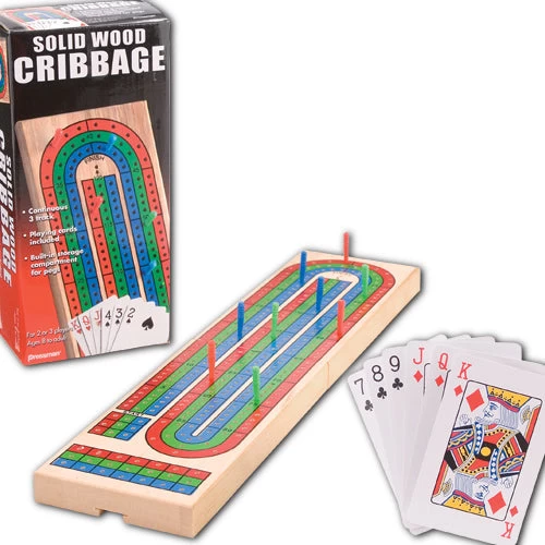 BSN Wood Cribbage Game 3 BSN Wood Cribbage Game