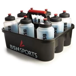 BSN SPORTS Bottle Carrier W/ 8 Qt Bottles