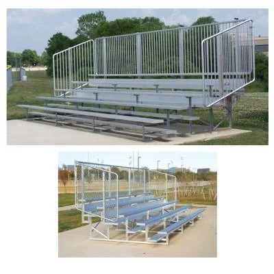 BSN Bleachers With Vertical Picket Railing 3 BSN Bleachers With Vertical Picket Railing
