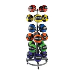 BSN 6-TIER ROLLING MEDICINE BALL RACK